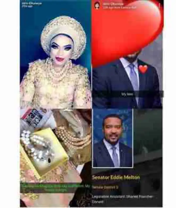 Bobrisky Steal U.S Senator’s Picture For His Bogus Wedding Introduction (Photo)